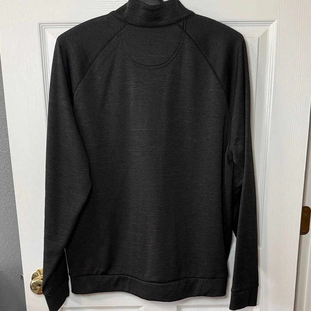 Greg Norman Collection Charcoal/Black Pullover
